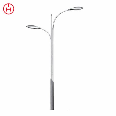 Hengtong 120 watt led street light,double arm street light pole