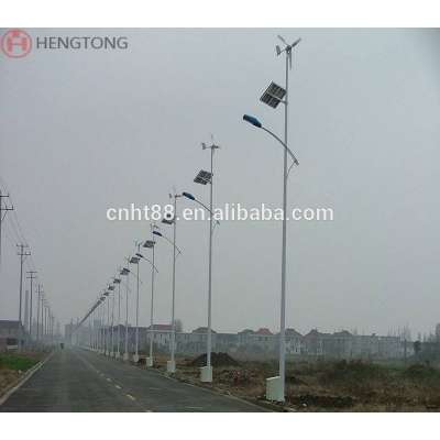 wholesale price 7m height solar wind hybrid led street light with CE and ISO